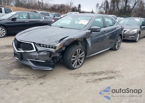 2020 Acura Tlx Tech Package z USA, uszkodzony, nr VIN 19UUB3F41LA003271